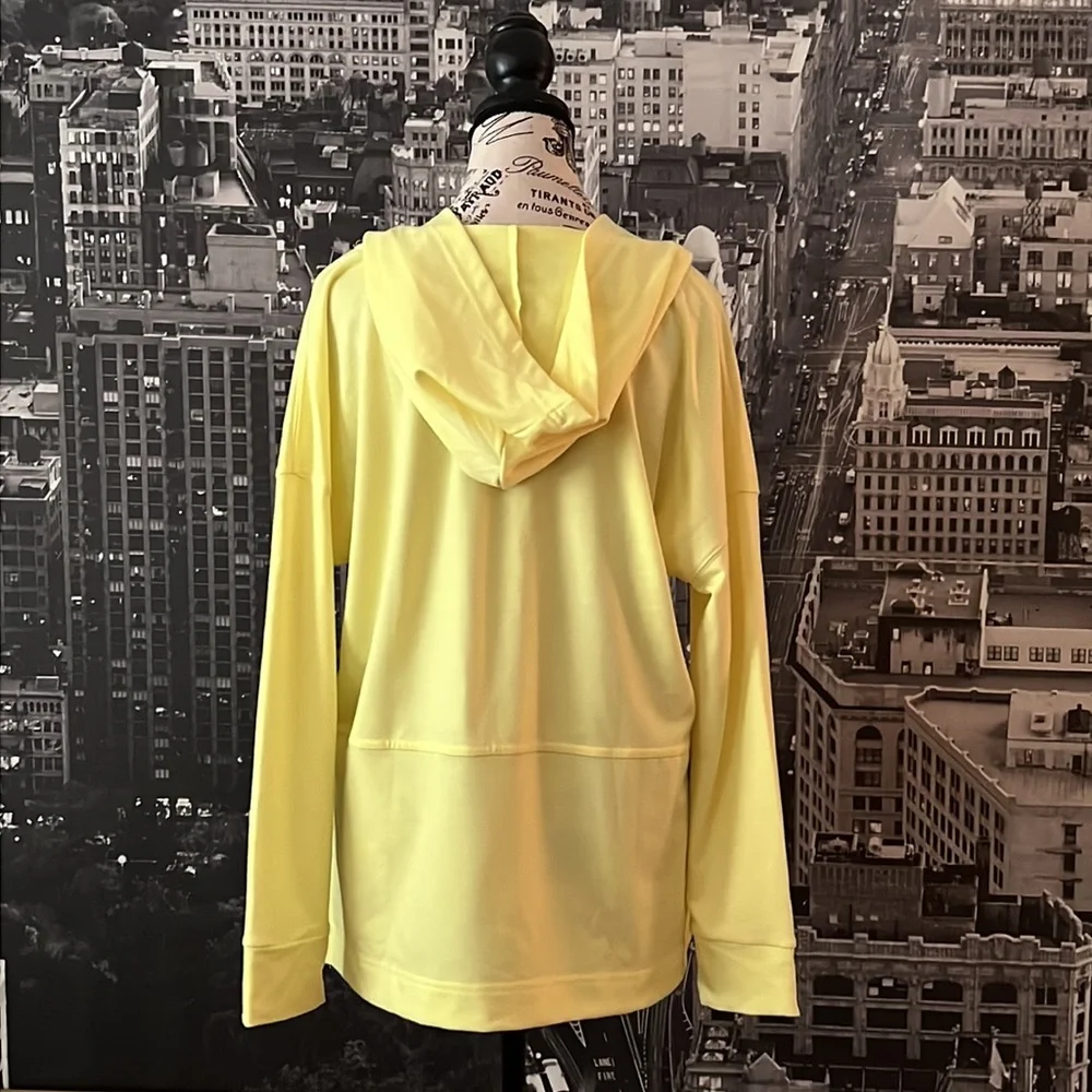 Lightweight V Neck Hoodie w. Front Pockets - Picture 2 of 9